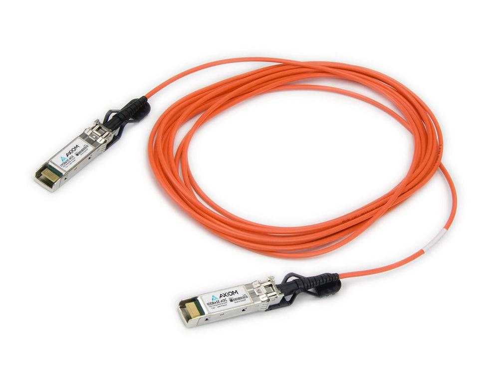 Axiom, Axiom Cx-Aoc-10Gsfp-10M-Ax Fibre Optic Cable Sfp+ Orange, Stainless Steel